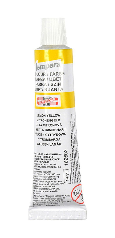 01783-EC Tempera 16ml žuta K-I-N P10/100