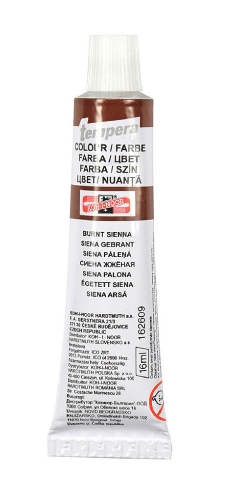 01790-EC Tempera 16ml smeđa K-I-N P10/100