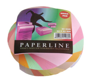 205708-EC Blok kocka 8,5x8,5x5 spiralna u 10 boja, 500 list. P30 PAPERLINE 299