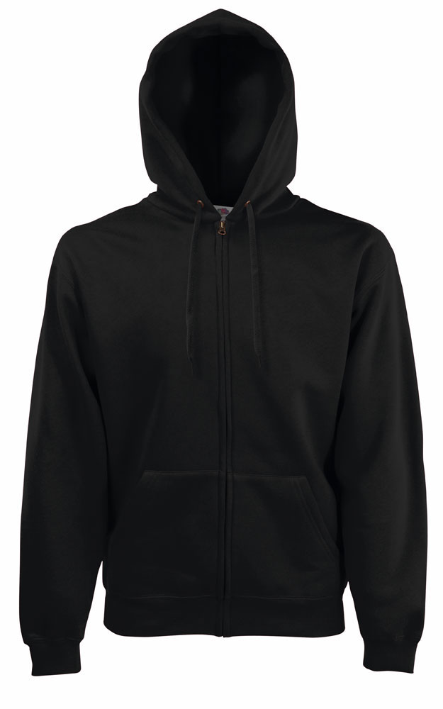 210400-EC Majica FOL DR sa kap. i zatvaračem Sweatshirt Zip Hooded crno 2XL P24
