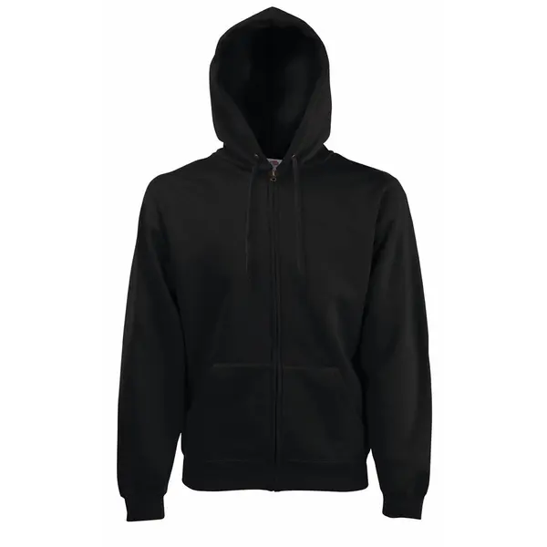 210400-EC Majica FOL DR sa kap. i zatvaračem Sweatshirt Zip Hooded crno 2XL P24