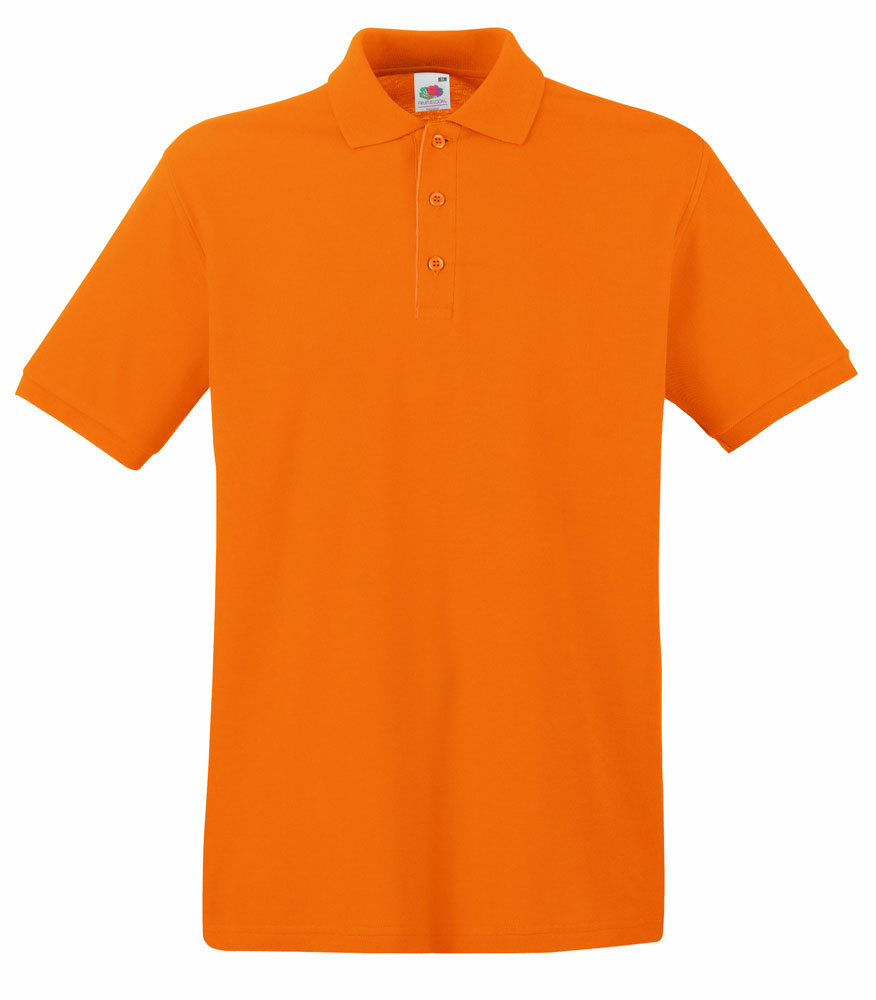 211296-EC Majica FOL Polo Premium KR 180g narančasta  M P36 NETTO