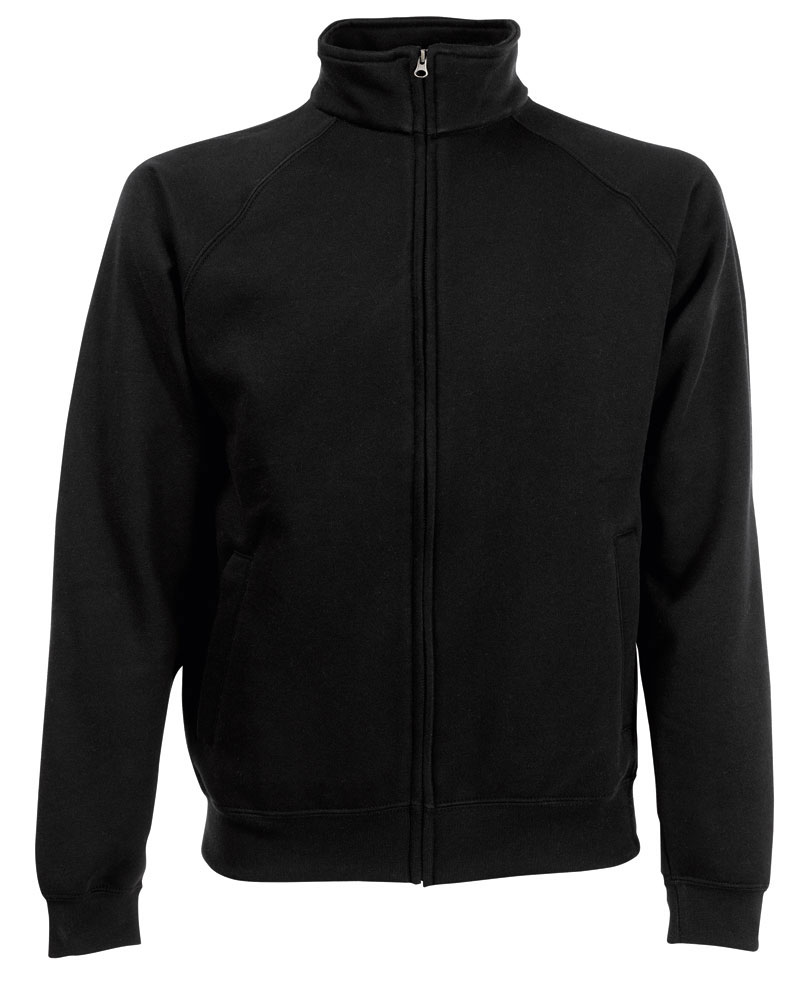 212048-EC Jakna FOL SWEAT JACKET Classic crna  S P24
