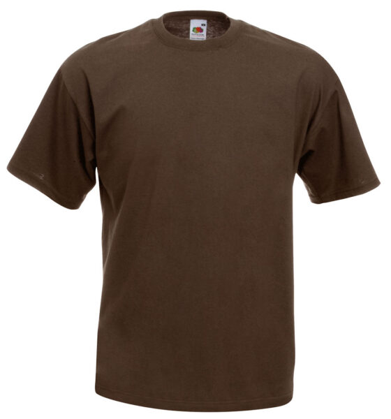 213404-EC Majica FOL T-shirt KR 165g čokolada S P72