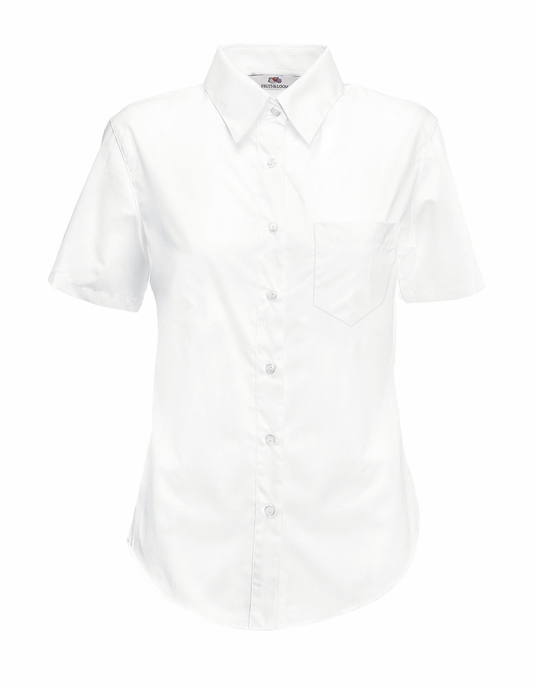 213672-EC Košulja FOL KR 115g Lady fit Poplin Shirt bijela L  P12 NETTO