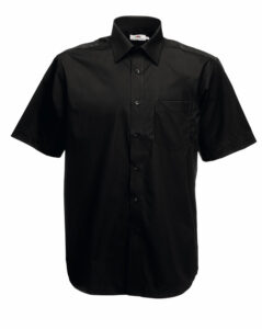 213692-EC Košulja FOL KR 120g Poplin Shirt crna S P12 NETTO 50%