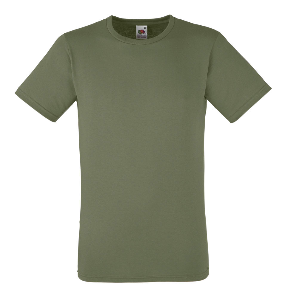 213838-EC Majica T-shirt KR Slim Fit T 185g classic olive L P72 NETTO 50%