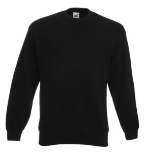 215567-EC Majica FOL DR sa pasicom Sweatshirt Set-in crna L P36
