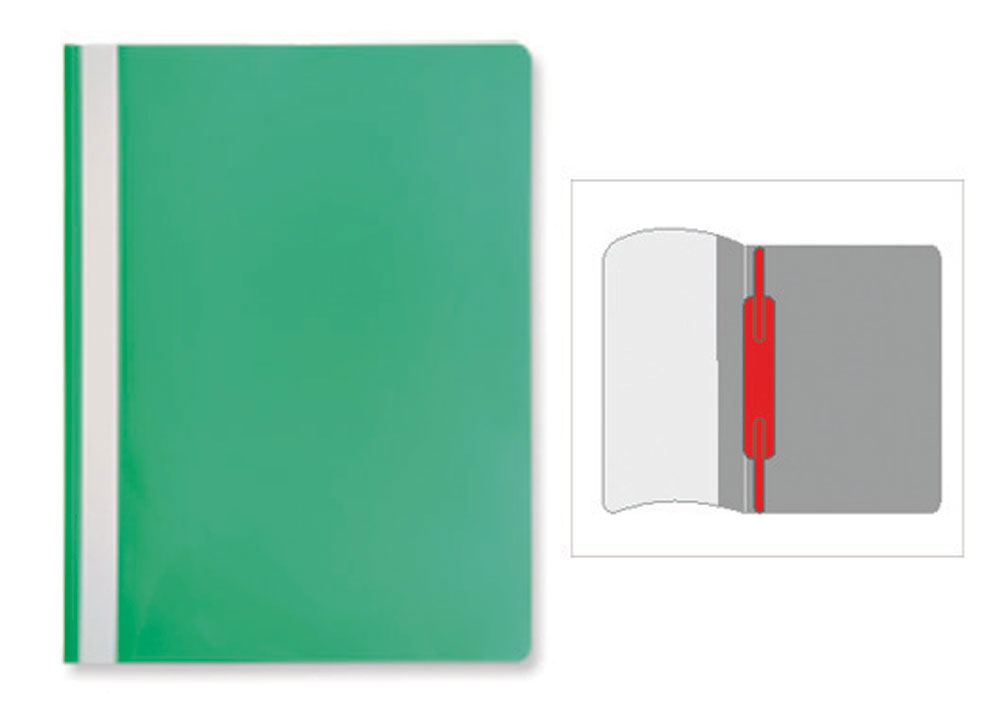 216129-EC Fascikl pvc euro meh.OPTIMA zeleni 20196 P20/400