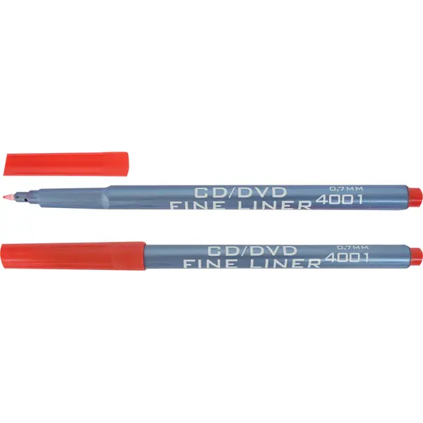 219375-EC Marker za CD/DVD K-I-N Ergo 12/1 crveni 4001 P12/144