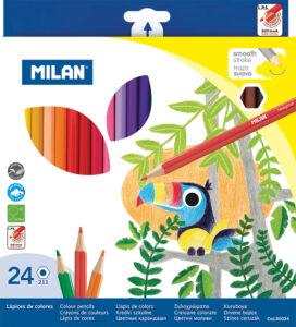 220067-EC Boje drvene 24/1 duge MILAN karton bls P6/48