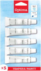 220798-EC Tempera 1/5 12ml OPTIMA, bijela, bls 100005 P10/80