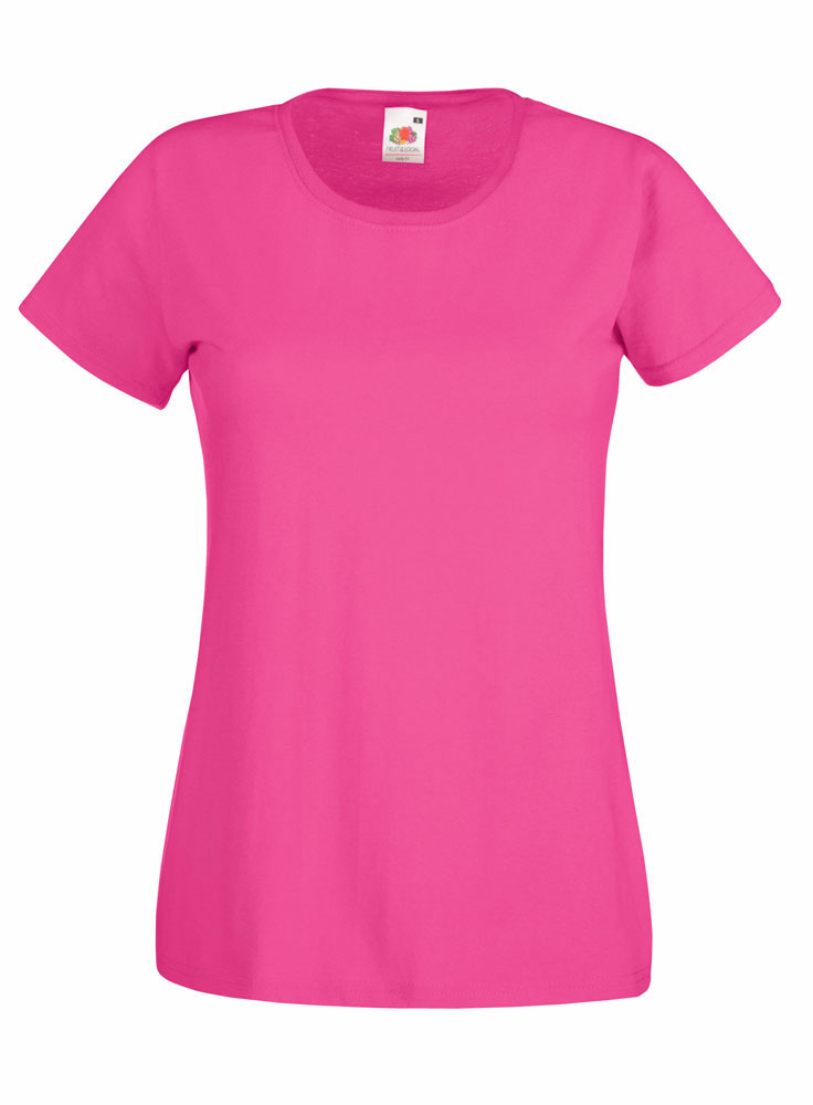 221867-EC Majica FOL T-shirt KR Lady-fit Valeuw. new 165g fuksija M P72