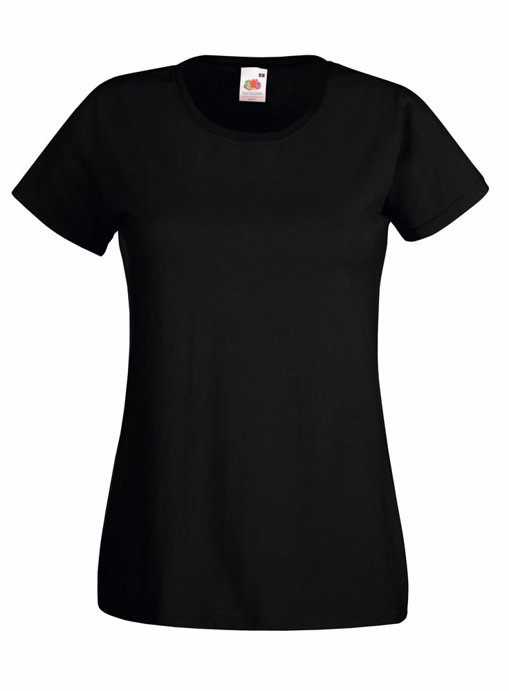 221939-EC Majica FOL T-shirt KR Lady-fit Valeuw. new 165g crna S P72