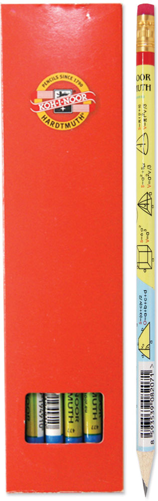 222129-EC Ol.graf.HB KOH-I-NOOR s gumicom 1231 GEOMETRIJA kom P12/144