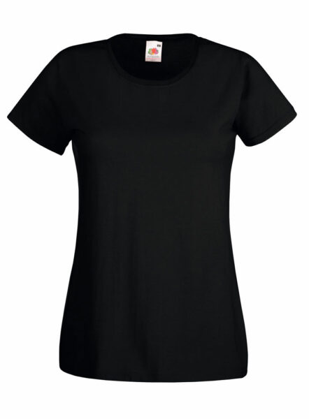 222388-EC Majica FOL T-shirt KR Lady-fit Valeuw. new 165g crna  XL P72