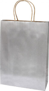 223348-EC Vrećica XL natron-ručka srebrna 31x11x42cm 71440 P10/250