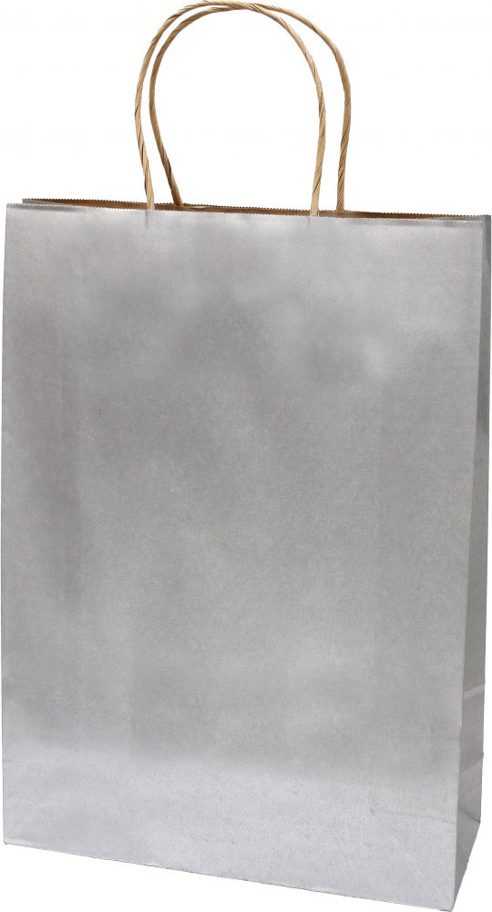 223348-EC Vrećica XL natron-ručka srebrna 31x11x42cm 71440 P10/250