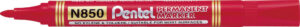 223524-EC Marker perm. PENTEL N850-B crveni okrugli vrh P12/576