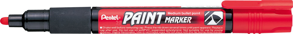 223536-EC Marker perm. PENTEL MMP20-B crveni okrugli vrh P12/288