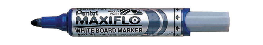 223553-EC Marker za ploču PENTEL Maxiflo MWL5M-C plavi okrugli vrh P12/288