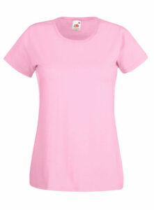 223608-EC Majica FOL T-shirt KR Lady-fit Valeuw. new 165g svijetlo roza M P72