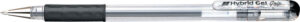 223736-EC Gel pen 0,6 PENTEL Hybrid Gel Grip K-116-A crni P12/576