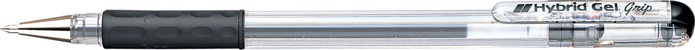 223736-EC Gel pen 0,6 PENTEL Hybrid Gel Grip K-116-A crni P12/576