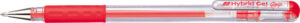 223737-EC Gel pen 0,6 PENTEL Hybrid Gel Grip K-116-B crveni P12/576