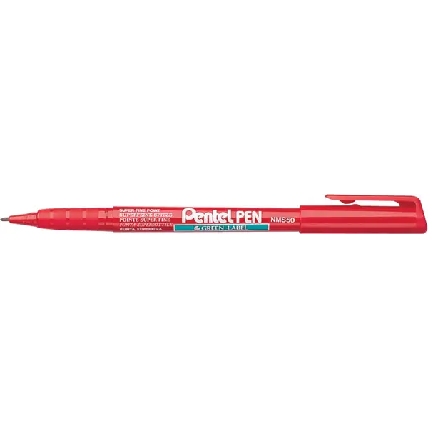 223774-EC Marker perm. PENTEL NMS50-B crveni okrugli vrh P12/480