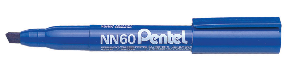 223993-EC Marker perm. PENTEL NN60-C plavi ravni vrh P12/480