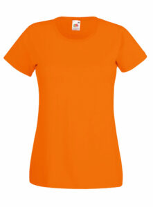 224090-EC Majica FOL T-shirt KR Lady-fit Valeuw. new 165g narančasta M P72