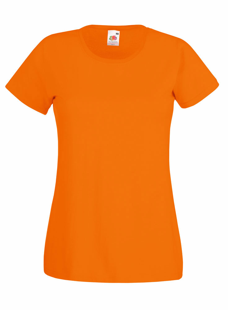 224090-EC Majica FOL T-shirt KR Lady-fit Valeuw. new 165g narančasta M P72