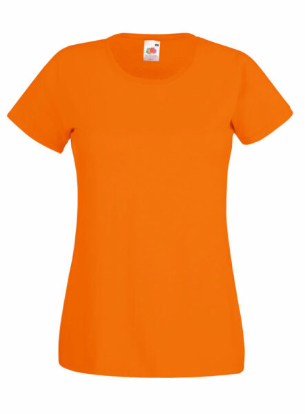 224091-EC Majica FOL T-shirt KR Lady-fit Valeuw. new 165g narančasta L P72