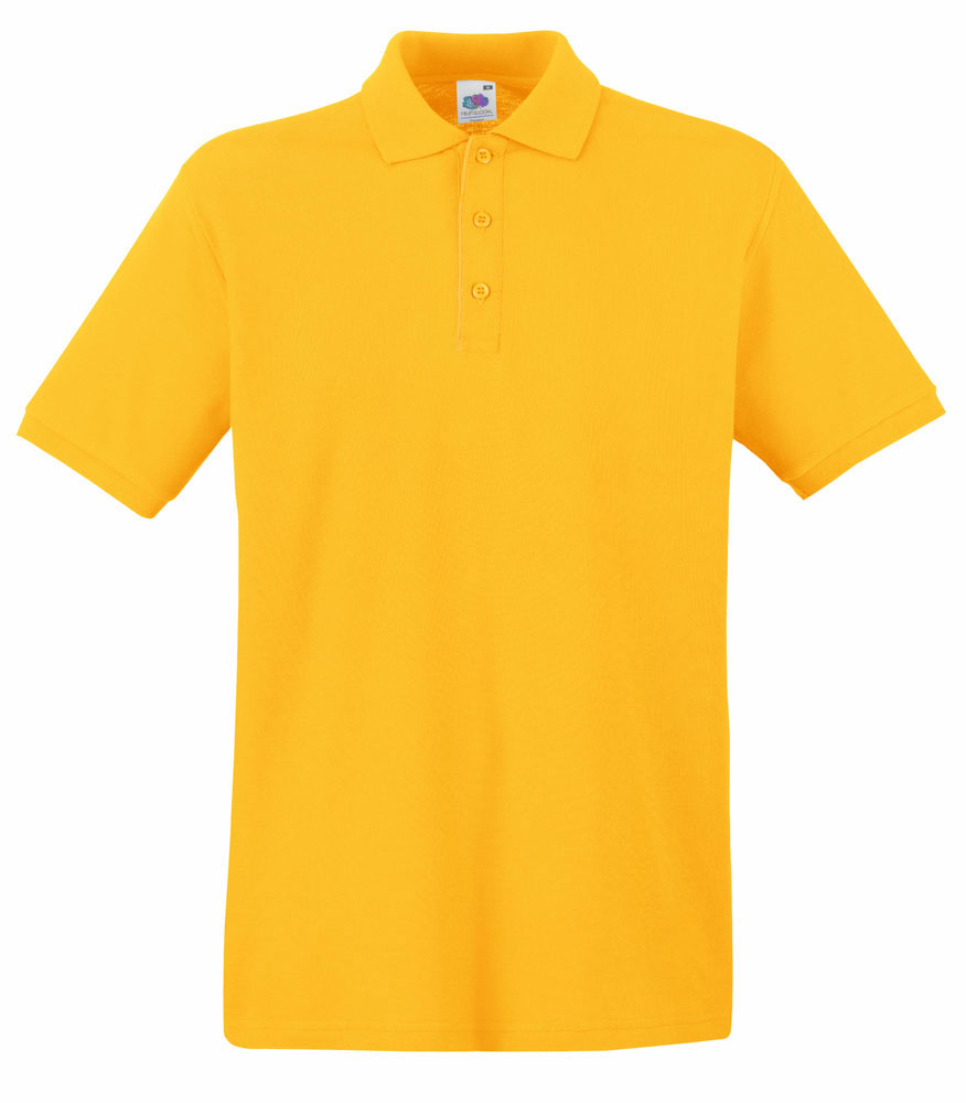 224230-EC Majica FOL Polo Premium KR 180g žuta Sun 3XL P36