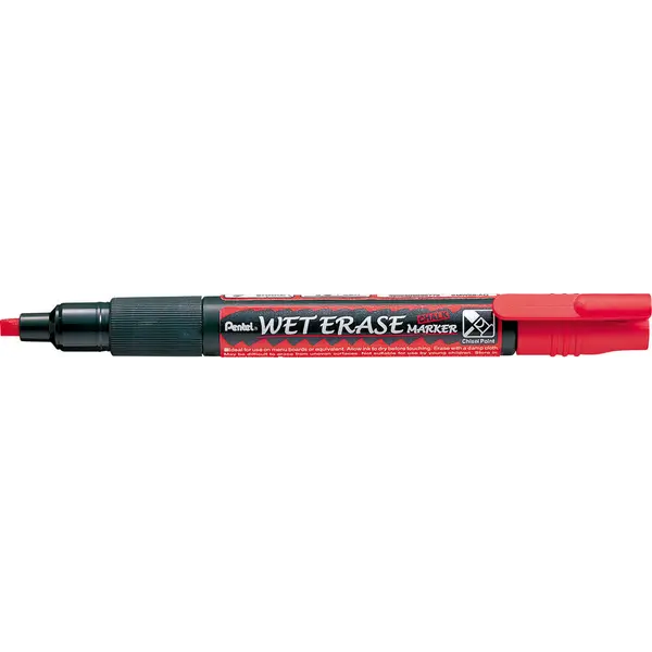224713-EC Marker kreda PENTEL SMW26-B crveni kosi vrh P12/288