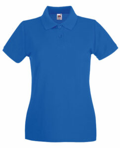 225295-EC Majica FOL Polo ženska Lady-fit Premium KR Royal plava L P36