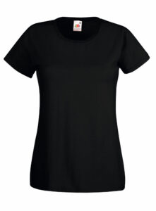 225434-EC Majica FOL T-shirt KR Lady-fit Valeuw. new 165g crna  2XL P72