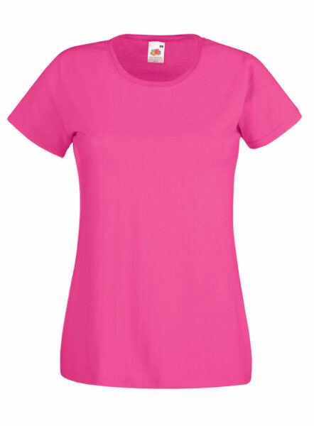 225445-EC Majica FOL T-shirt KR Lady-fit Valeuw. new 165g fuksija L P72