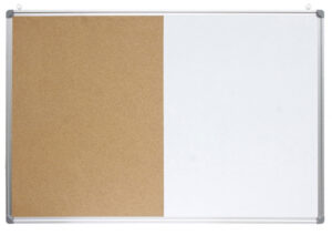 225532-EC Ploča bijela magnetna/pluto zidna OPTIMA 30x45cm alu okvir 22383 P1/20