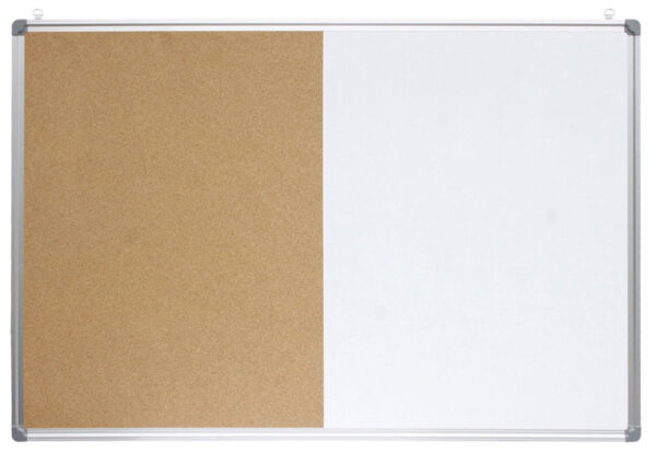 225532-EC Ploča bijela magnetna/pluto zidna OPTIMA 30x45cm alu okvir 22383 P1/20
