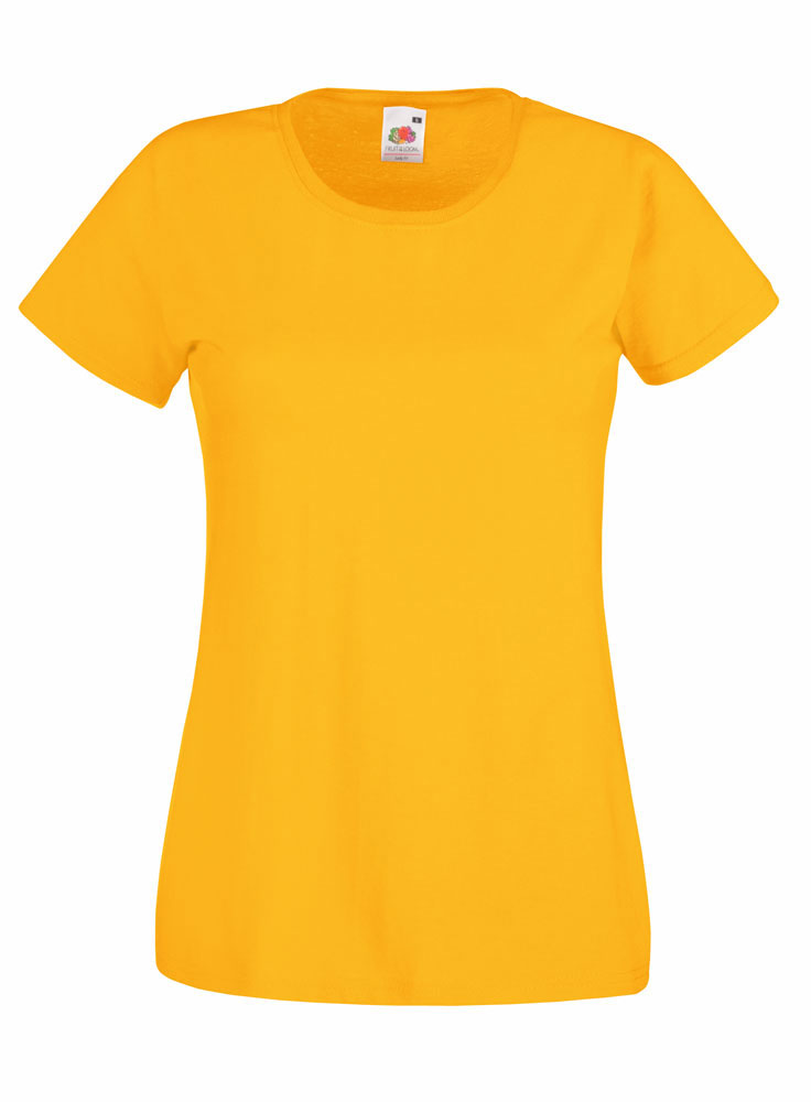 225595-EC Majica FOL T-shirt KR Lady-fit Valeuw. new 165g žuta sun L P72