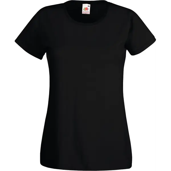 225617-EC Majica FOL T-shirt KR Lady-fit Valeuw. new 165g crna XS P72