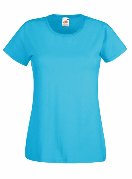 225763-EC Majica FOL T-shirt KR Lady-fit Valeuw. new 165g azurno plava S P72