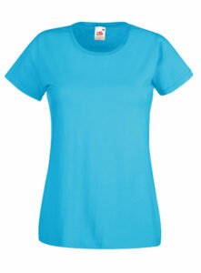 225764-EC Majica FOL T-shirt KR Lady-fit Valeuw. new 165g azurno plava M P72