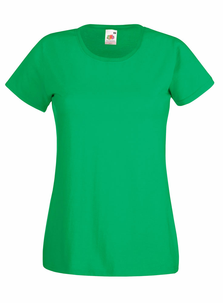 225787-EC Majica FOL T-shirt KR Lady-fit Valeuw. new 165g zelena Kelly XL P72