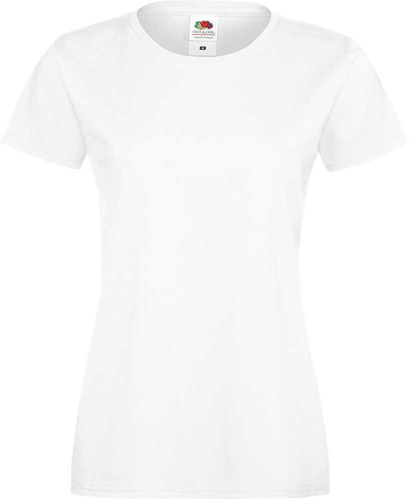 225821-EC Majica FOL T-shirt KR Lady-fit Sofspun 160g bijela L P72 NETTO