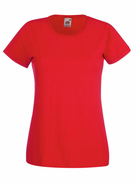 226001-EC Majica FOL T-shirt KR Lady-fit Valeuw. new 165g crvena XS P72
