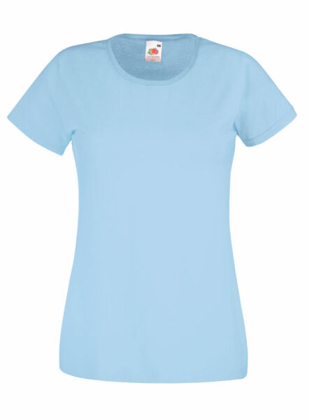 226057-EC Majica FOL T-shirt KR Lady-fit Valeuw. new 165g svijetlo plava XS P72