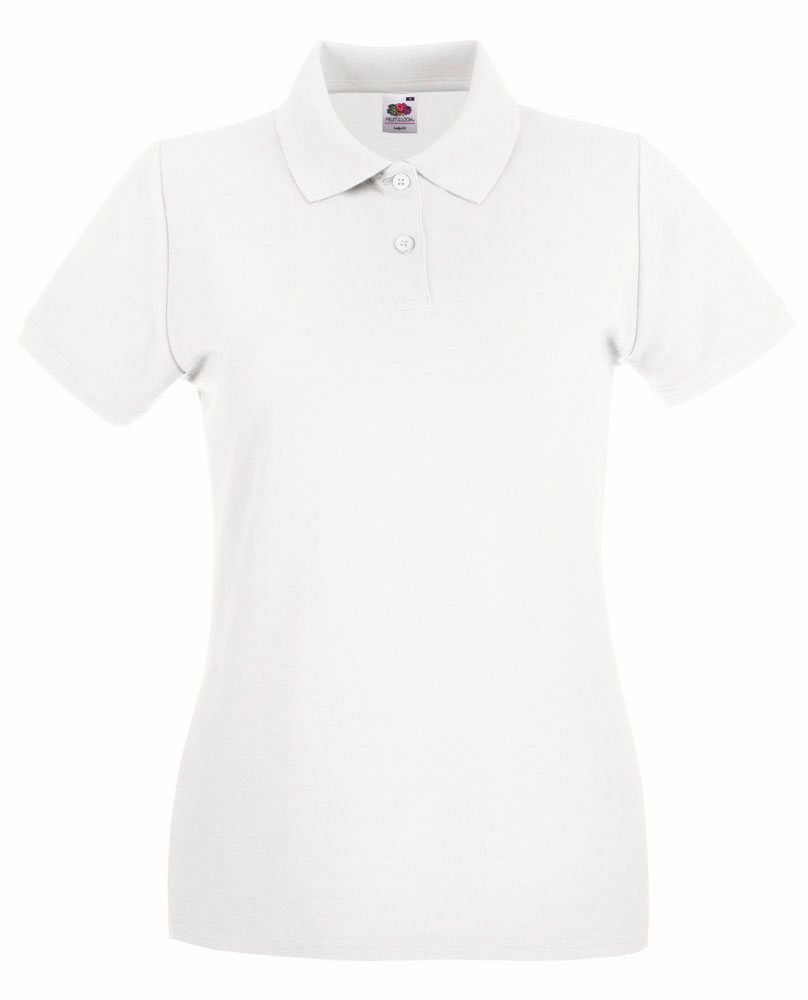 226129-EC Majica FOL Polo ženska Lady-fit Premium KR bijela L P36